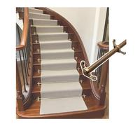 Générique Barres de Fixation réglables et polies pour Tapis d'escalier, Fixations sécurisées pour Moquette, Style Minimaliste, Installation Facile, Supports de Tapis d'es