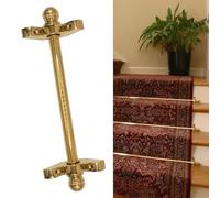 Générique Barres de Fixation réglables et polies pour Tapis d'escalier, Fixations sécurisées pour revêtement de Sol, Barres de Maintien de Tapis d'escalier Noires sur Mes