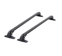 Générique Barres de Toit en Aluminium 1 Paire De Barres Toit Universelles en Aluminium Noir pour Voiture avec Verrou Et Cadre Supérieur Horizontal(B)