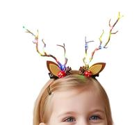 Générique Barrettes à Cheveux Renne pour | Couronne De Noël Lumineuse | Épingles À Cheveux Cosplay Pour Fêtes | Pour Fêtes de Déguisement Spectacles Ados Adultes