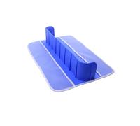 Générique Barrière Anti-éclaboussures pour Baignoire, Support de Rangement pour Jouets de Bain, Bleu 60x40x10cm