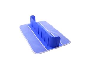 Générique Barrière Anti-éclaboussures pour Baignoire, Support de Rangement pour Jouets de Bain, Bleu 60x40x10cm