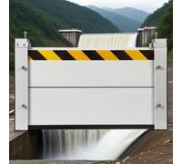 Générique Barrière Anti-Inondation Aluminium Batardeau Anti Inondation Batardeau Portable Réutilisable Barriere Anti Inondation pour Les Entrées de Portails de Garages et de Passages,120 * 40cm