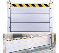 Générique Barrière Anti Inondation Barrières Anti-inondation pour Portes Barrière De Défense Contre l'eau Réutilisable en Aluminium pour La Maison Et Le Commerce Contre Inondations,120 * 40cm