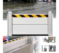 Générique BarrièRe Anti-Inondation pour Porte Réutilisable Barrière De Protection Contre Les Crues Portable Batardeau pour Le ContrôLe des Inondations pour Portes De Garage ExtéRieures