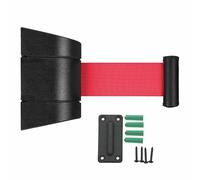 Générique Barrière de sécurité magnétique rétractable Murale pour la Gestion des foules, Cordon de sécurité rétractable Mural - Barrière de sécurité Durable pour Les espa