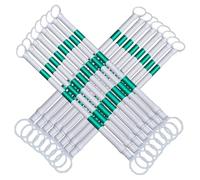 Générique Barrière de signalisation réglable à Haute visibilité, séparateur de sécurité rétractable et réfléchissant, cônes de signalisation temporaires pour la sécurité extérieure (Vert et Blanc, 16
