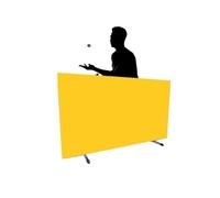 Générique Barrière De Tennis De Table Autoportante, Barrière De Tennis De Table Amovible, for Un Ramassage Plus Rapide Et Plus Facile des Balles(Color2,8 Pieces)