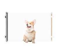 Générique Barrières Chiens intérieur - sans percer barrière rétractable - Barrière à Chat d'escaliers | pour Chiot, Chat, Petites/Grandes Portes, Cuisine, Garage, Balcon, extérieur,