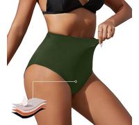 Générique Bas de Maillot de Bain Menstruel sans Coutures Femme et Adolescente - Absorbant et Antifuite - Culotte de Bain Menstruelle Flux Léger à Modéré - Effet Seconde Peau - Piscine et Plage