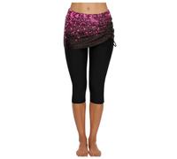 Générique Bas De Maillots Femme -Été Grande Taille Sexy Hanche chérie Maille épissure G String Pantalon Femmes Sexy Plage Pantalon de Bain (M)