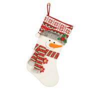 Générique Bas De Noël - 47 cm Chaussette de Fête avec Motif 3D - Sacs Réutilisables pour Bonbons de Noël,Pour Les Adultes, Les Bonbons, Les Petits, La Cheminée, Le Manteau De Cheminée, Les Fêtes