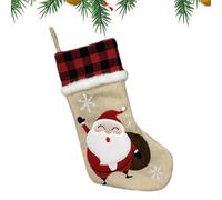Générique Bas De Noël | Décoration Hivernale pour,Remplissage Amusant pour Famille Chocolats Cheminée Petits Jouets Poignée Porte Amis Bonbons Porche Jardin