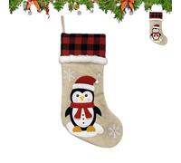 Générique Bas De Noël Géant,Décoration Hivernale pour Bas De Noël | Remplissage Amusant pour Famille Chocolats Cheminée Petits Jouets Poignée Porte Amis Bonbons Porche Jardin