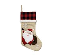 Générique Bas De Noël Vintage,Décorations Hivernales pour Bas De Noël - Remplissage Amusant pour Famille Chocolats Cheminée Petits Jouets Poignée Porte Amis Bonbons Porche Jardin