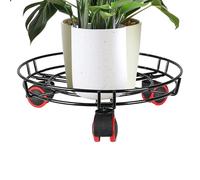Générique Base à roulettes pour d'Intérieur,Déplaceur Métallique pour Pot De Fleurs | Déplaceur à Roues - pour Jardin Intérieur et Extérieur Patio Cour Maison avec Pot de Fleurs Allée et Pelouse
