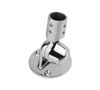Générique Base D'antenne Ronde 25 Mm en Acier Inoxydable | Support marin, ajustement d'antenne VHF, matériel de bateau, résistant à la corrosion =