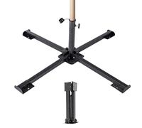 Générique Base De De Terrasse - Bases De En Métal, Cadre En Métaux Souples, De Parasols Ronds, Résistant Aux Intempéries, Stabilisateur De Parasols Polyvalent, Extérieur