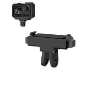 Générique Base de Montage de caméra magnétique avec Support d'extension Pliable à libération Rapide avec Trou à vis de 1/4 Pouce pour DJI Action 5 Pro/4/3/2 Accessoires d'adaptateur de caméra