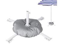 Générique Base De Parasol pour Terrasse | Support Robuste Et Pliable,Support De Parasol Extérieur avec Sac À Eau Remplissable Et Capacité 10 Kg - pour Jardin, Plage, Piscine, Terrasse et Sol Sableux