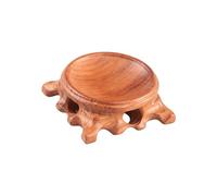 Générique Base de présentoir en Bois 4/5 / 6Cm, Parfaite pour présenter de Petites Sculptures en Boule et la décoration de la Maison, Base Artistique en Bois