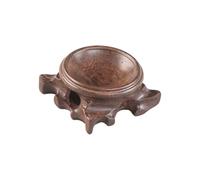 Générique Base de présentoir en Bois 4/5 / 6Cm, Parfaite pour présenter de Petites Sculptures en Boule et la décoration de la Maison, Base Artistique en Bois