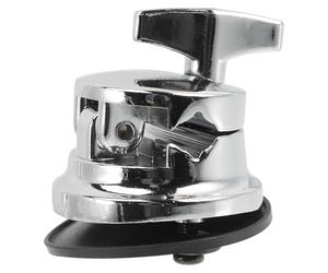 Générique Base Ronde Facile à Utiliser pour Pieds de Tom en Alliage de Zinc Argenté Compatible Plupart des Batteries et Instruments de Percussion