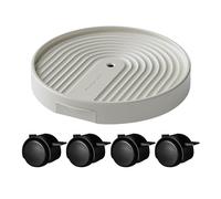 Générique Base Roulante pour | Plateau Roulant Robuste,Support De Rond sur Roues - pour Transporter Pots À Fleurs Et Meubles Intérieur Extérieur Patio Dortoir