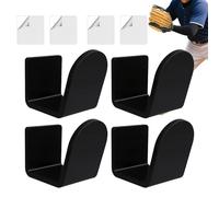 Générique Baseball Glove Stand - 4 Pieces Acrylic Storage, Space Saving Display Rack with Clear Design, Sports Organizer for Home Apartment Dorm Office School Classroom Hotel Men Player Team