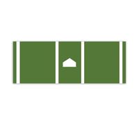 Générique Baseball Hitting Mat, Anti-Slip Baseball Batting Mat, Training Mats, Softball Batting Mats, Anti-Slip Practice Pad 53x11.8x0.19in for Golf Pitching Swing Backyard Indoor Outdoor Gym Sports