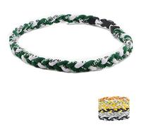Générique Baseball NecklacesThree Braided Rope Tornado Pattern Necklace for beaded rope for rope number necklaces for game day (24#,20 inches)