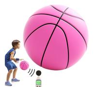Générique Basket-Ball Silencieux Dribble Intérieur,Basket-Ball Silencieux,Ballon de Basket-Ball Souple 3D, Ballon Silencieux - Ballon en Mousse Brillante, Basket-Ball muet pour Un Jeu amélioré, muet