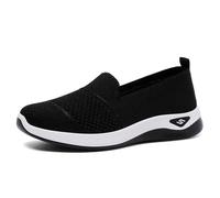 Générique Basket ble Femme Chaussures Spécial Hallux Valgus ble sans Lacets Enfiler Rapide Basquette Ouverte Tennis Chaussure Ete pour Pieds Sensibles Talon Toile Respirante Lavable Été