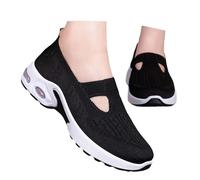 Générique Basket Femme Chaussures de Sport sans Lancts Confortable Respirantes de Marche Slip on Fitness Tennis Travail Légères Enfiler Running Outdoor Gym Jogging Course Basquette Sneakers