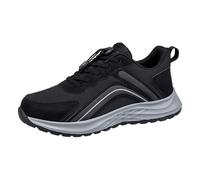 Générique Basket Femme sans Lacets Chaussures de Sport Chaussures de Sport Printemps-été pour Femmes Course Confortables Et Décontractées Femme Baskets Baskets Légère Minceur (Black, 43)