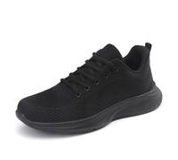 Générique Basket Homme Couple Dames Hommes Chaussures Chaussures décontractées léger Respirant Mode Polyvalent Grande à Lacets Chaussures de Sport (Black, 40)