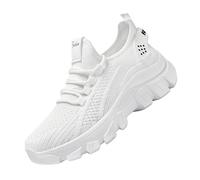Générique Basket Legere Femme Basket Running Femme Baskets D'Été À Rayures pour Femmes,Chaussures Orthopédiques Décontractées Et Confortables en Tissu Maillé Baskets Chaussure (White,41)