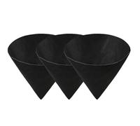 Générique Basket Liners for Plants, Cone Shaped Planter Inserts, 3 Piece Felt Grow Mats, Interactive Water Retaining Snack Holder Liner, Eco Friendly Potting Accessories to Patio, Porch, Garden Use