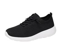 Générique Basket Orthopedique Femme Chaussure de Sport Femme Chaussures de Course pour Hommes Et Femmes,Baskets Marche sur Route,Sport,Fitness,Casual Athlétiques Sneaker Chaussures (Black,43)