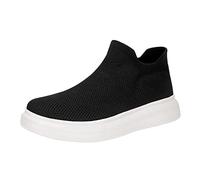 Générique Basket Orthopédique Femme Chaussure de Sport Femme Mesh Runing on Couples Respirant Woemen Chaussures Sport Baskets de Plein Hommes Femmes Baskets Basket sans Lacet (White,44)