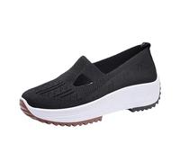 Générique Basket Orthopédique Femme Chaussures Mode et Sport pour Femmes Chaussures pour Dames Couleur Unie Plate- Basse Talon sans Lacet Décontractées de Sport Femme Légère Minceur