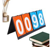 Générique Basketball Scoreboard | Live Scoreboard,Score Flipper Multi-Function Four Digit11s for School Tournament Table Tennis Soccer Basketball Volleyball Pool Game