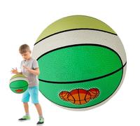 Générique Basketball Silencieux d'Intérieur - Ballon Élastique Haute Résilience - Ballon en Mousse pour 3-12 Ans Absorption Chocs, Idéal Maison, École, Chambre, Sols Carrelés/Parquet/Moquette