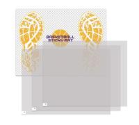 Générique Basketball Sticky Mat, 17x12 inch Volleyball Grip Pad, Portable Adhesive with Replaceable Layers, Enhances Shoe Traction for Indoor Court, Football, Gym Training, Practice, and Workouts