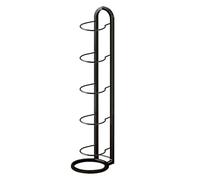 Générique Basketball Storage Rack - Sports Ball Stand for Organization | Steel Frame with Five Layers, Garage Organizer System, Easy Access Design, Indoor Outdoor Accessory for Court School Backyard