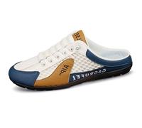 Générique Baskets Dos Nu pour Homme, Chaussures à Enfiler en Maille Respirante, Chaussures de Sport décontractées Confortables pour la Salle de Sport, la Course à Pied, Les Voyages