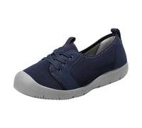 Générique Baskets Et Chaussures de Sport Femme Orthopédiques Couple Femmes Printemps Et Été Antidérapant Marche Chaussures Lumineuses de Basket Femme Casual Athlétiques Sneaker (Blue,38)