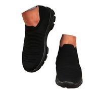 Générique Baskets Femme Confort De Marche Chaussures Larges Femmes Chaussures Femme Marche Faciles À Enfiler Modèles Légères Tendance Baskets Slip on Respirantes Semelle Coussin Fitness Légères