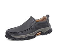 Générique Baskets Homme Chaussures décontractées pour Les Jours - Confortables et faciles à Enfiler/Retirer, idéales pour l'extérieur et Le W nd. Semelles résistantes. (Grey, 44)