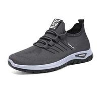 Générique Baskets Homme Décontractées en Tissu Maille Tricotée Chaussures Chaussette Respirantes Légères Antidérapantes Confortables pour Loisirs et Ville (Grey, 44)